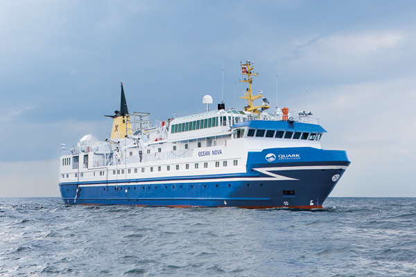 The passenger took ill aboard the Ocean Nova cruiser