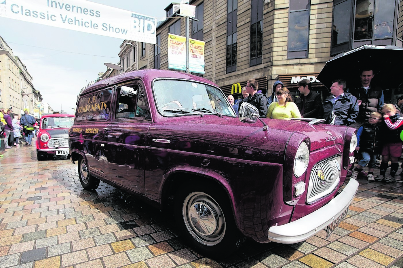 Inverness city centre was the venue for this years classic Vehicle Show took place. Picture: Paul Campbell.