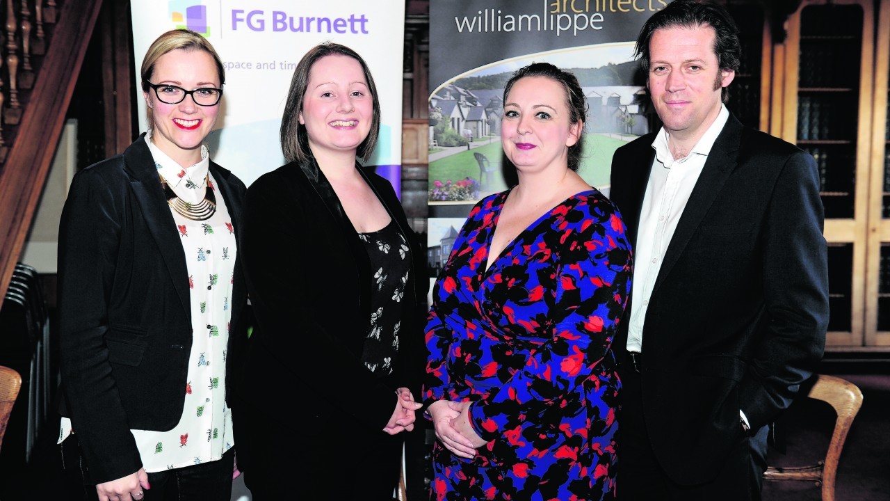 Picture of (L-R) Sarah Bremner, Iona Foubister, Jacqueline Speirs and David MacLeod.