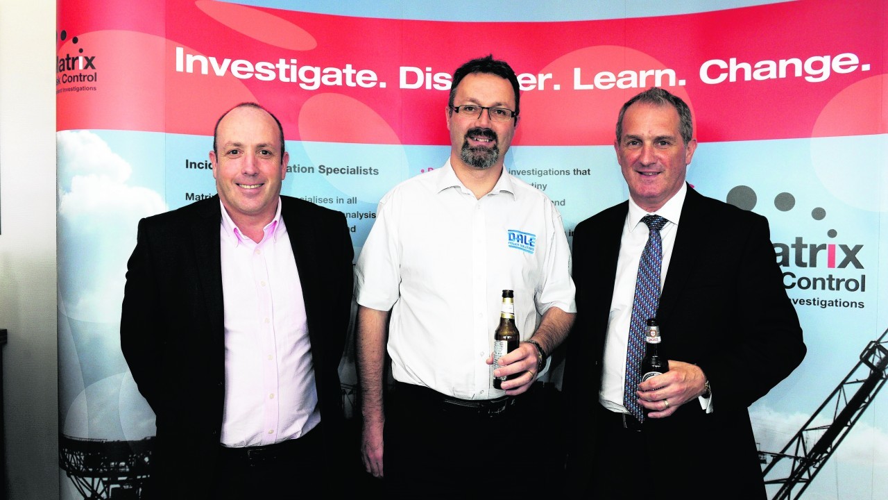 From left: Ian Robinson, Frank Ponsonby and Jim Grimmer.