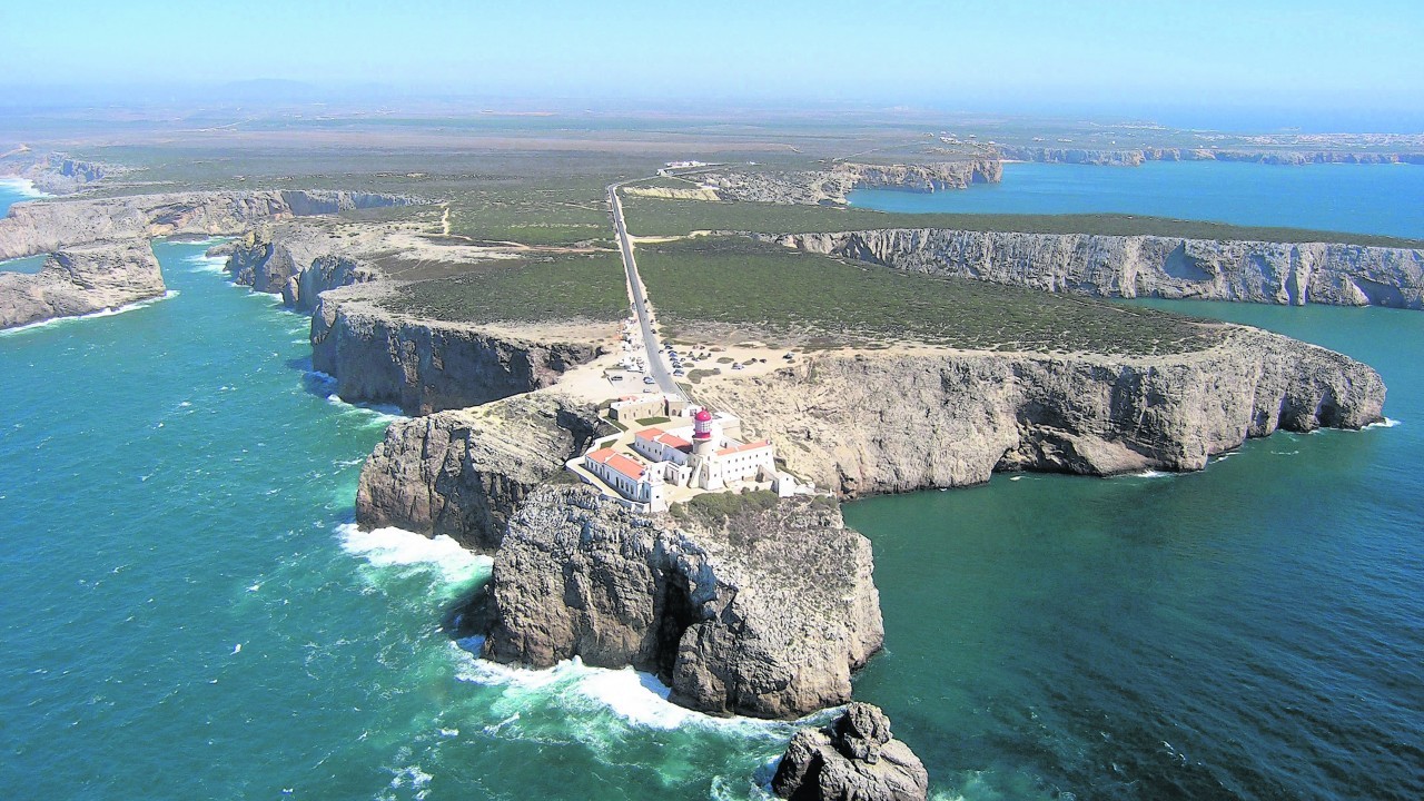Cape St. Vincent, next to the Sagres Point, is the southwesternmost point in Portugal