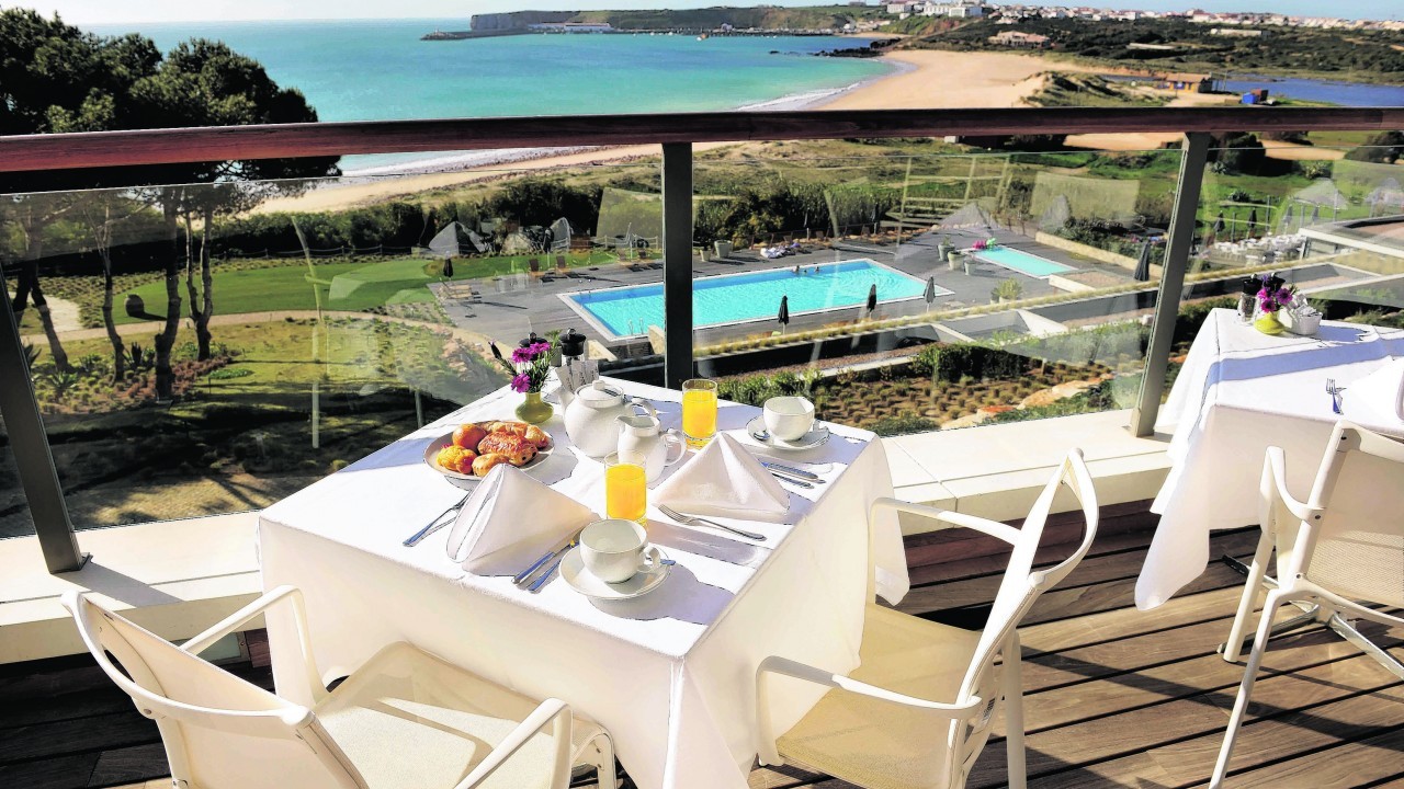 Terrace dining at Martinhal Beach Resort & Hotel