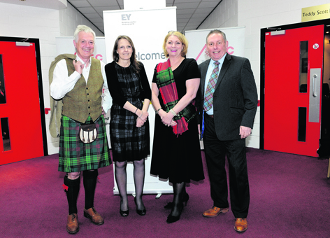 Duncan and Jackie Skinner with Claire and Graham Anderson