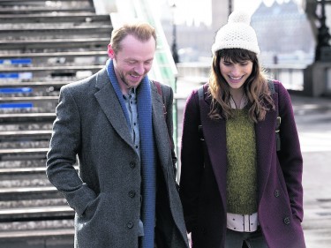 Simon Pegg and Lake Bell