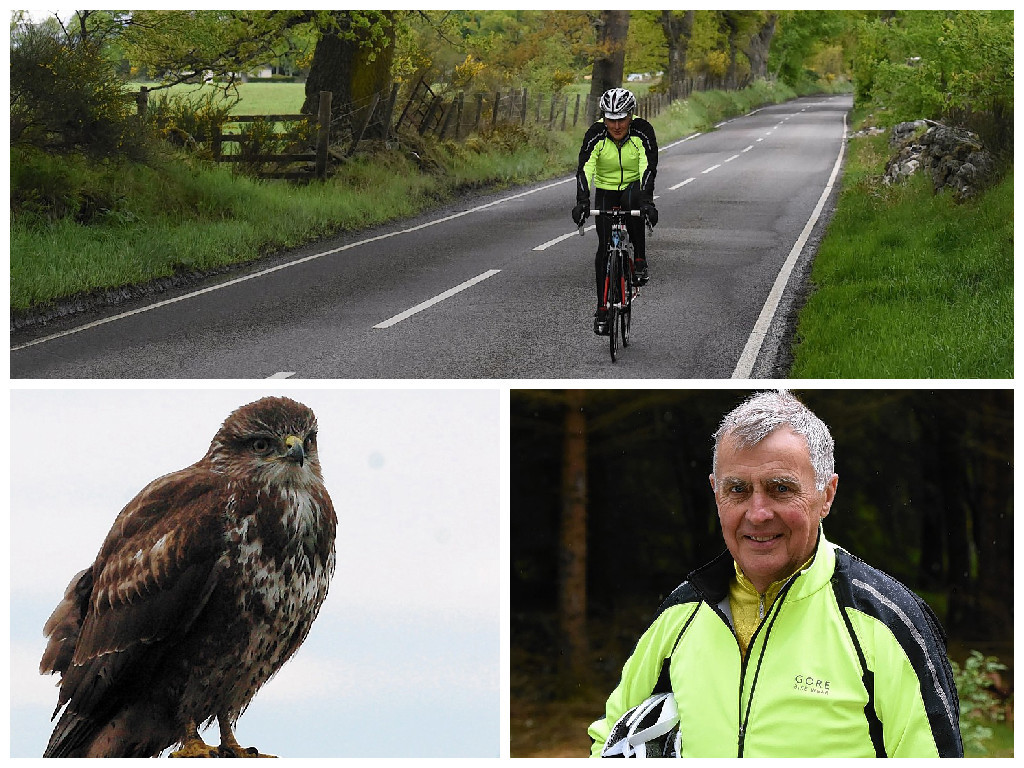 John Leggett who was twice attacked by a buzzard on the Marybank to Muir of Ord road.