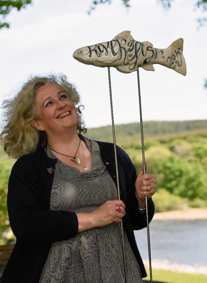 The River of Fish exhibition in Banchory