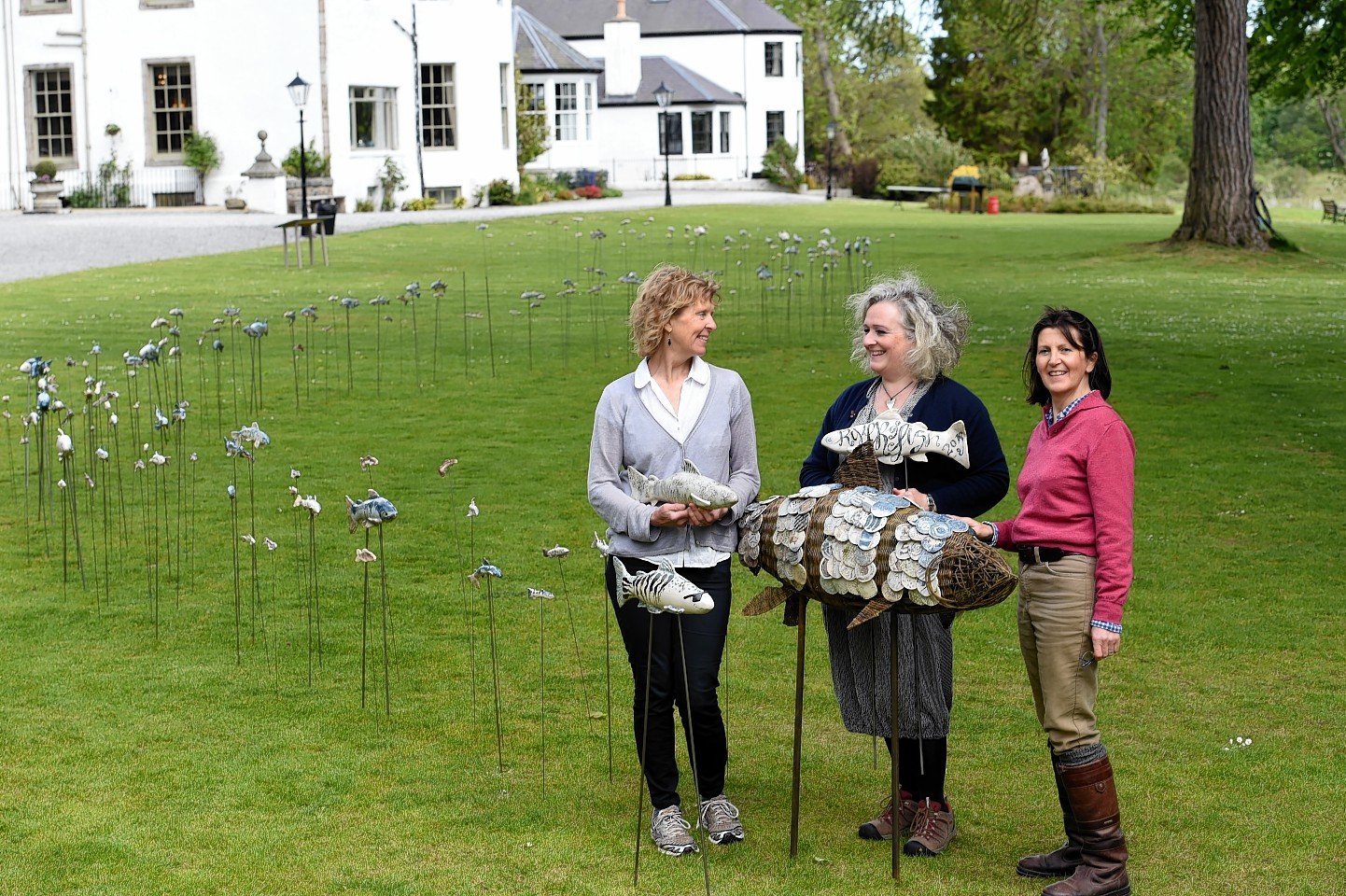 The River of Fish exhibition in Banchory