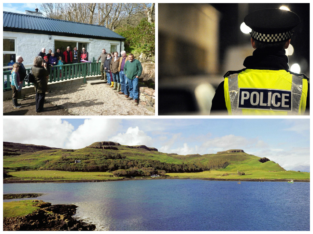 Thieves have stolen goods from the only shops on Canna