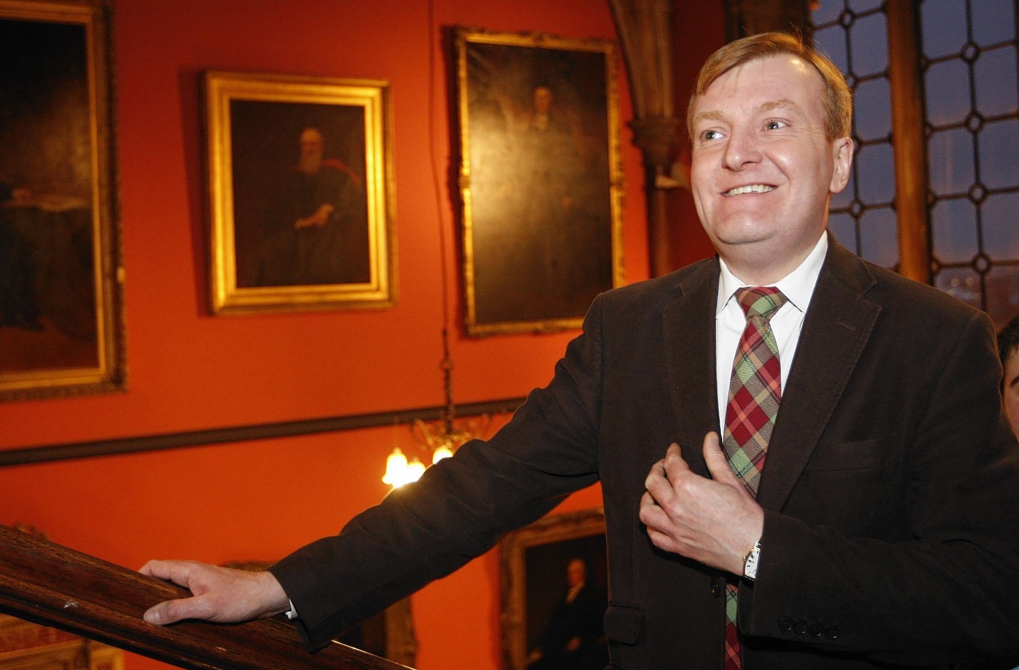 Charles Kennedy, after winning the rectory election at the University of Glasgow. 