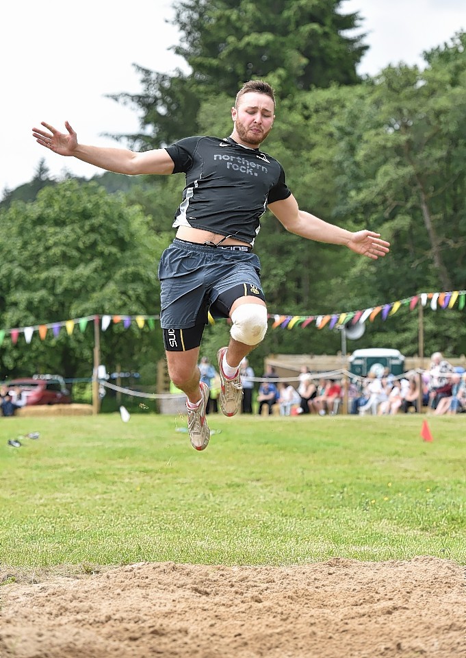 A record 2,500 people attended the 39th Drumtochty Highland Games on Saturday. Picture by Colin Rennie 