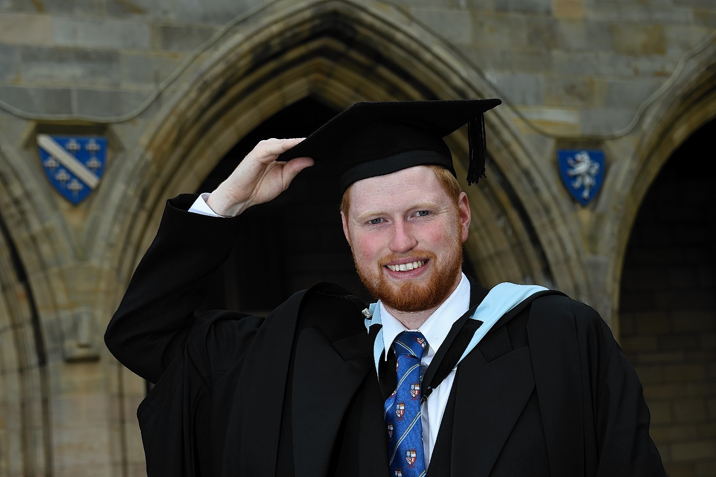 Ewen Reid graduates from Aberdeen University