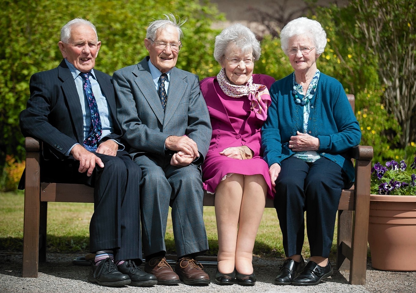 James and Mary Coutts celebrate their 70th wedding anniversary