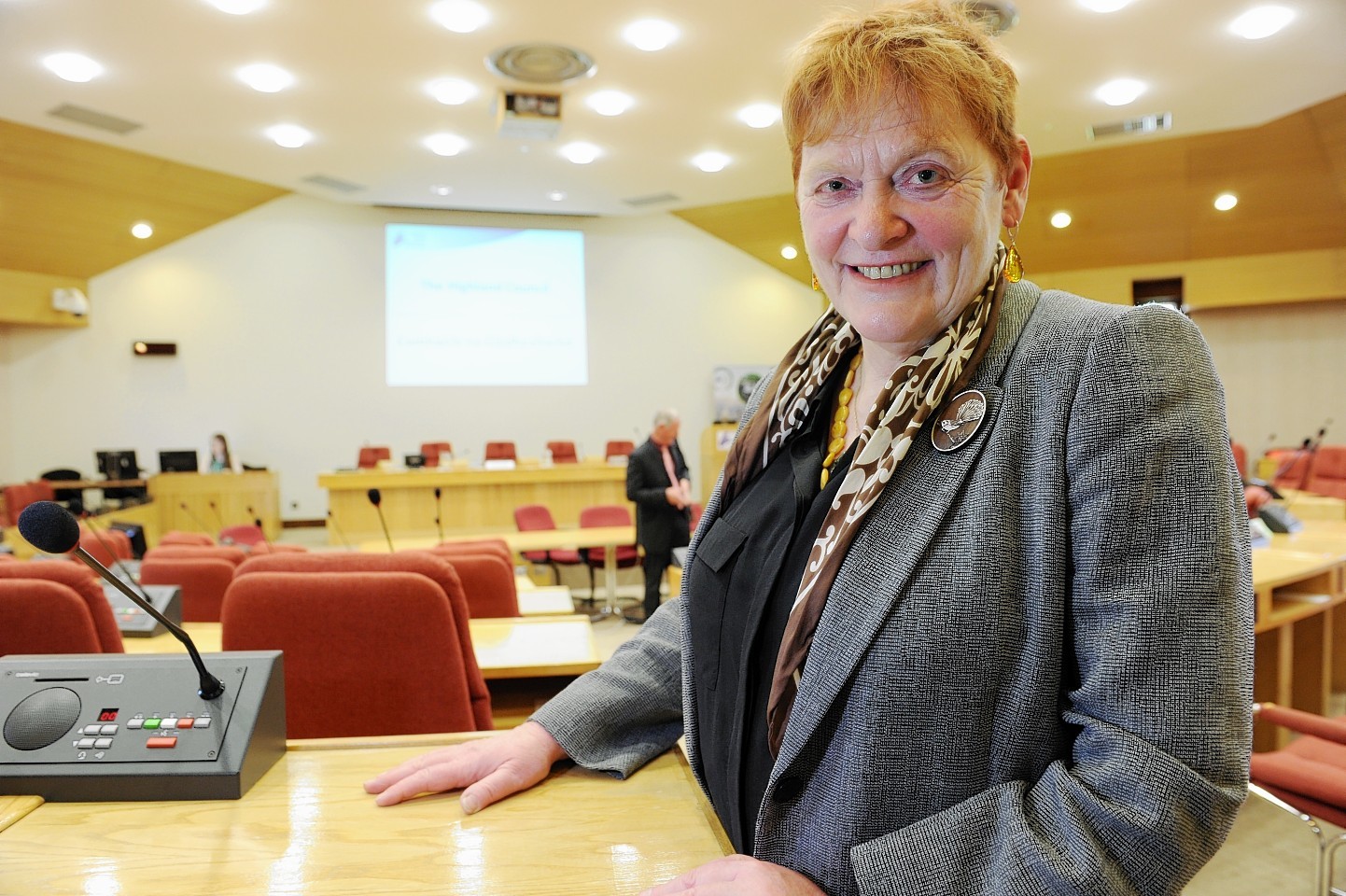 Council leader Margaret Davidson 