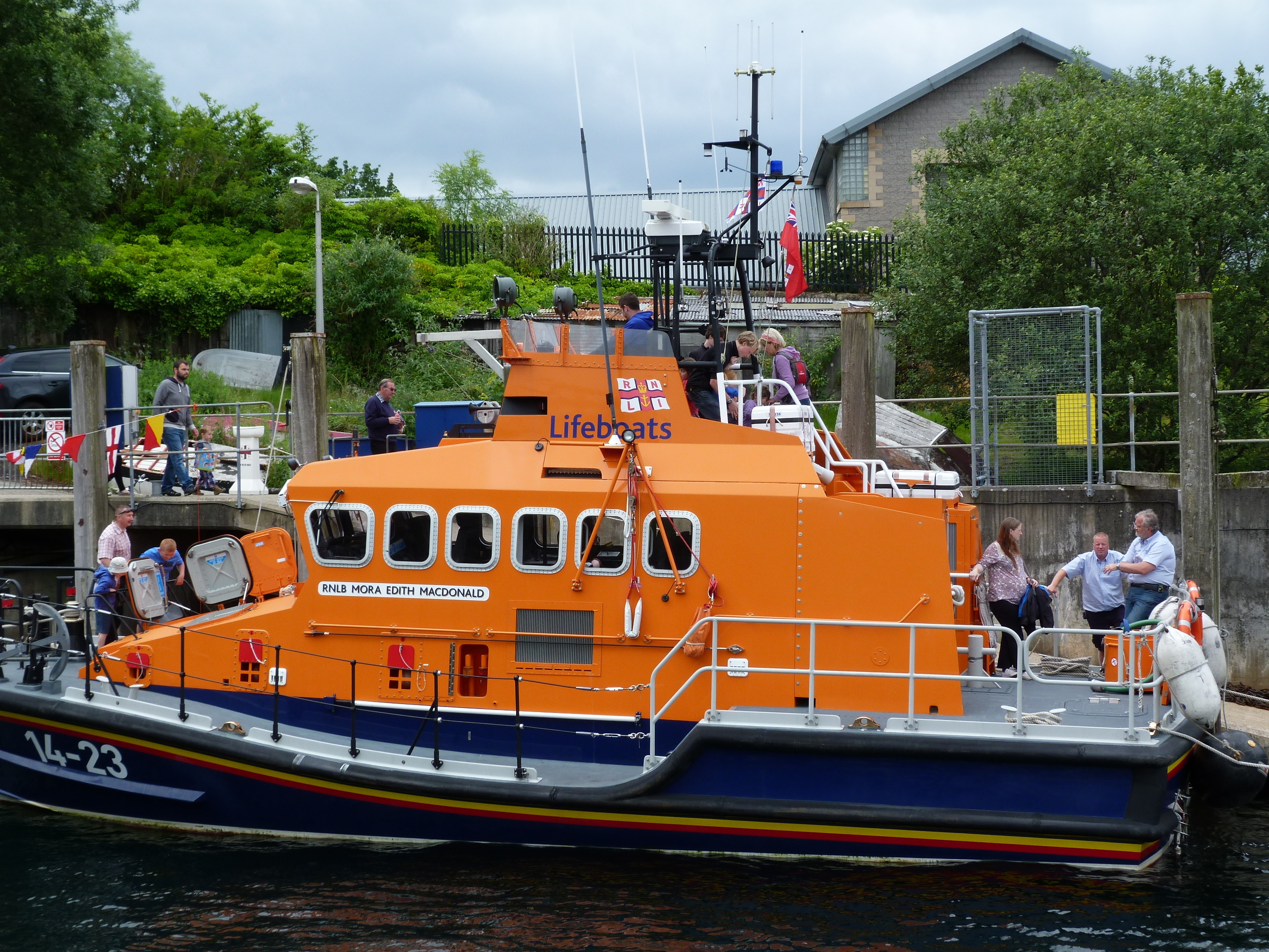 Oban lifeboat was launched to help the stricken boat