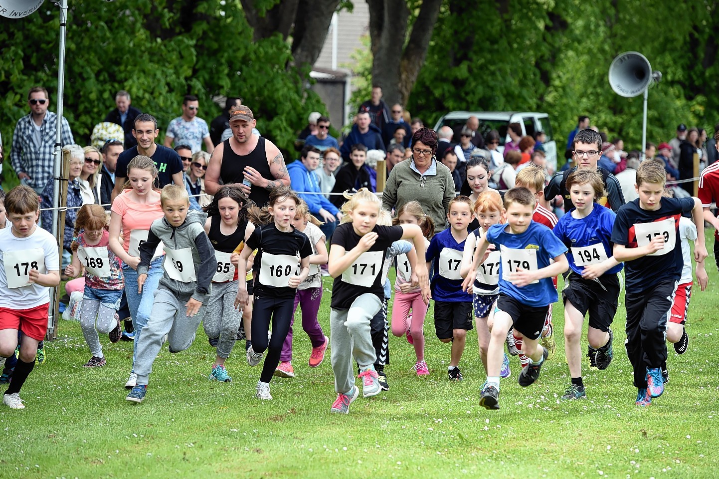 The annual Oldmeldrum sports day at oldmeldrum. In the picture is Craig Sinclair, Banchory, preparing for the shot putt