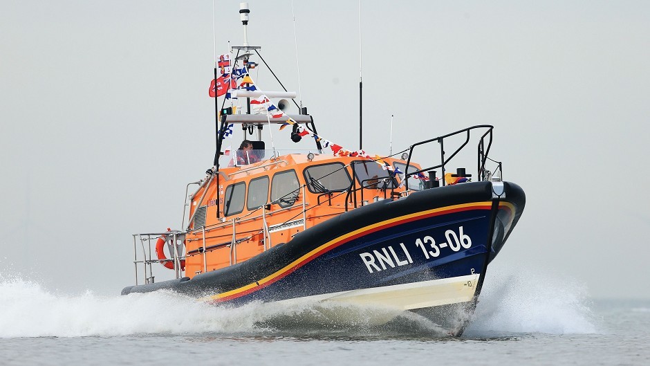 A lifeboat crew were sent out to find the missing children.