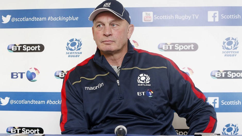 Scotland head coach Vern Cotter