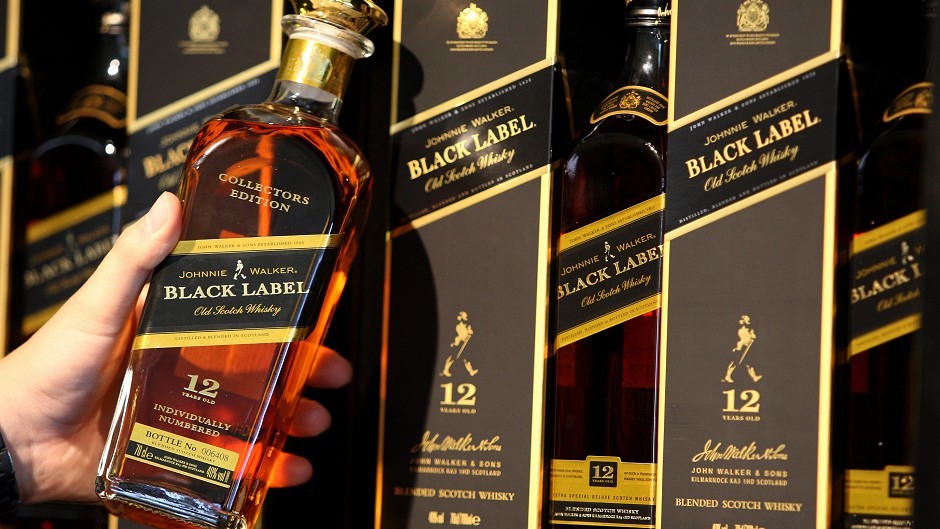 Diageo, which makes Johnnie Walker whisky, is one of the world's largest producer of spirits