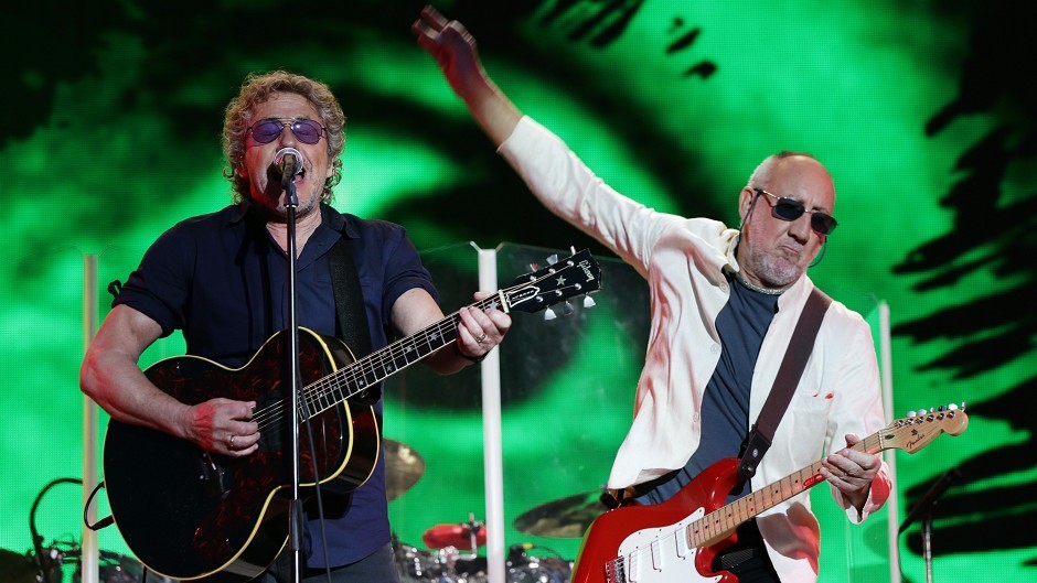 Roger Daltrey and Pete Townshend of The Who headlining Glastonbury