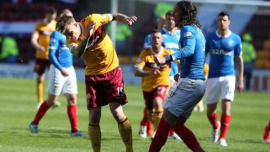 Bilel Mohsni, right, clashed with Lee Erwin, left
