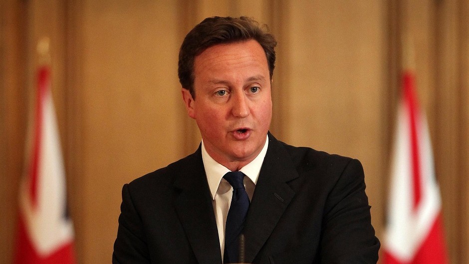 David Cameron does not favour a cap on energy prices