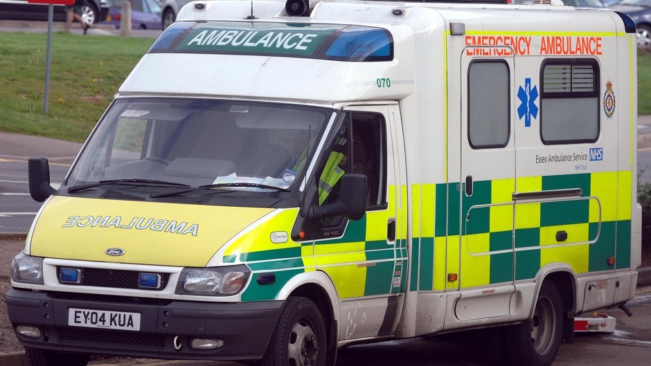 A man was taken to Caithness General Hospital following the accident