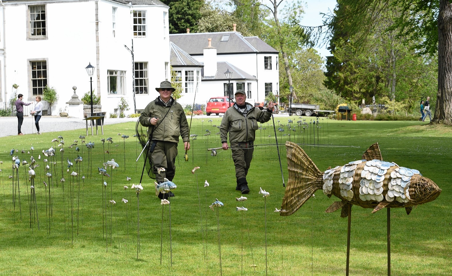 The River of Fish exhibition in Banchory