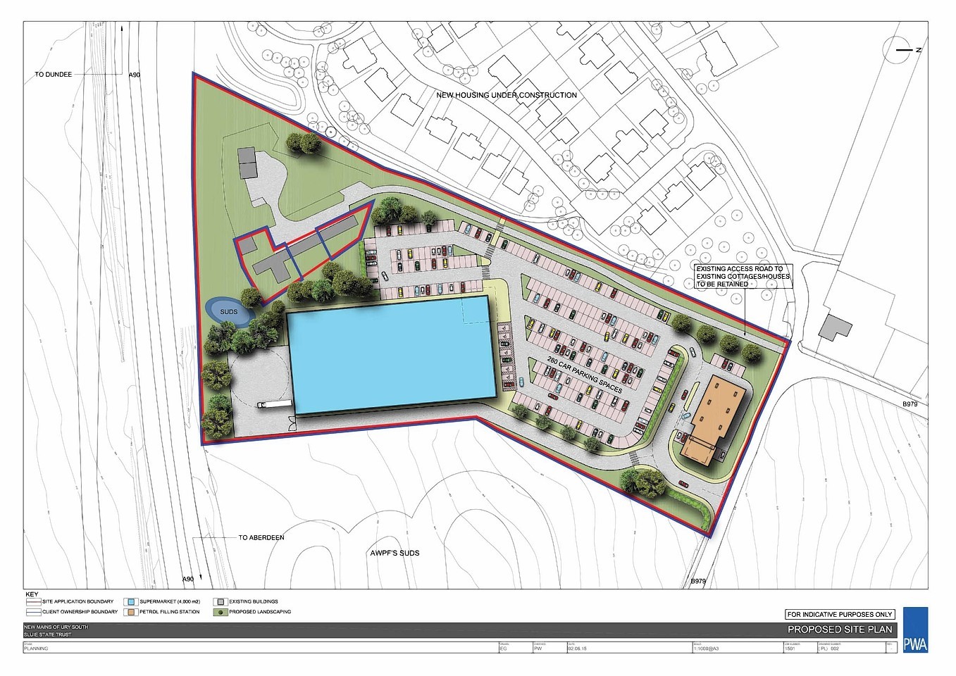 Sluie Estate Trust want to build a supermarket and petrol station in Stonehaven