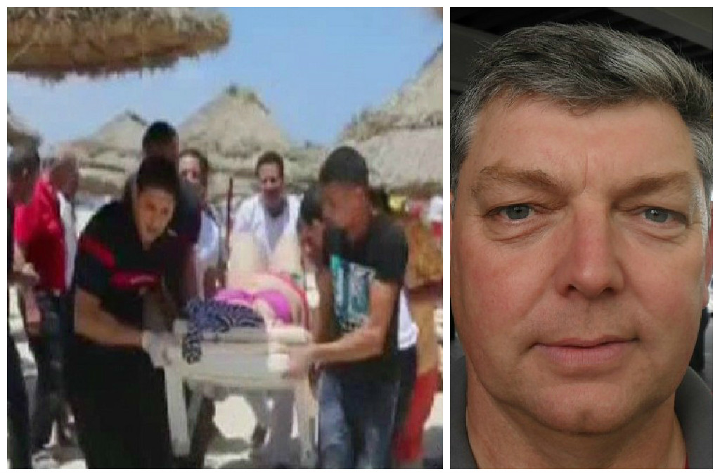 Aberdeen man Brian Harrison helped treat wounded at the scene of the Friday's attacks in Tunisia