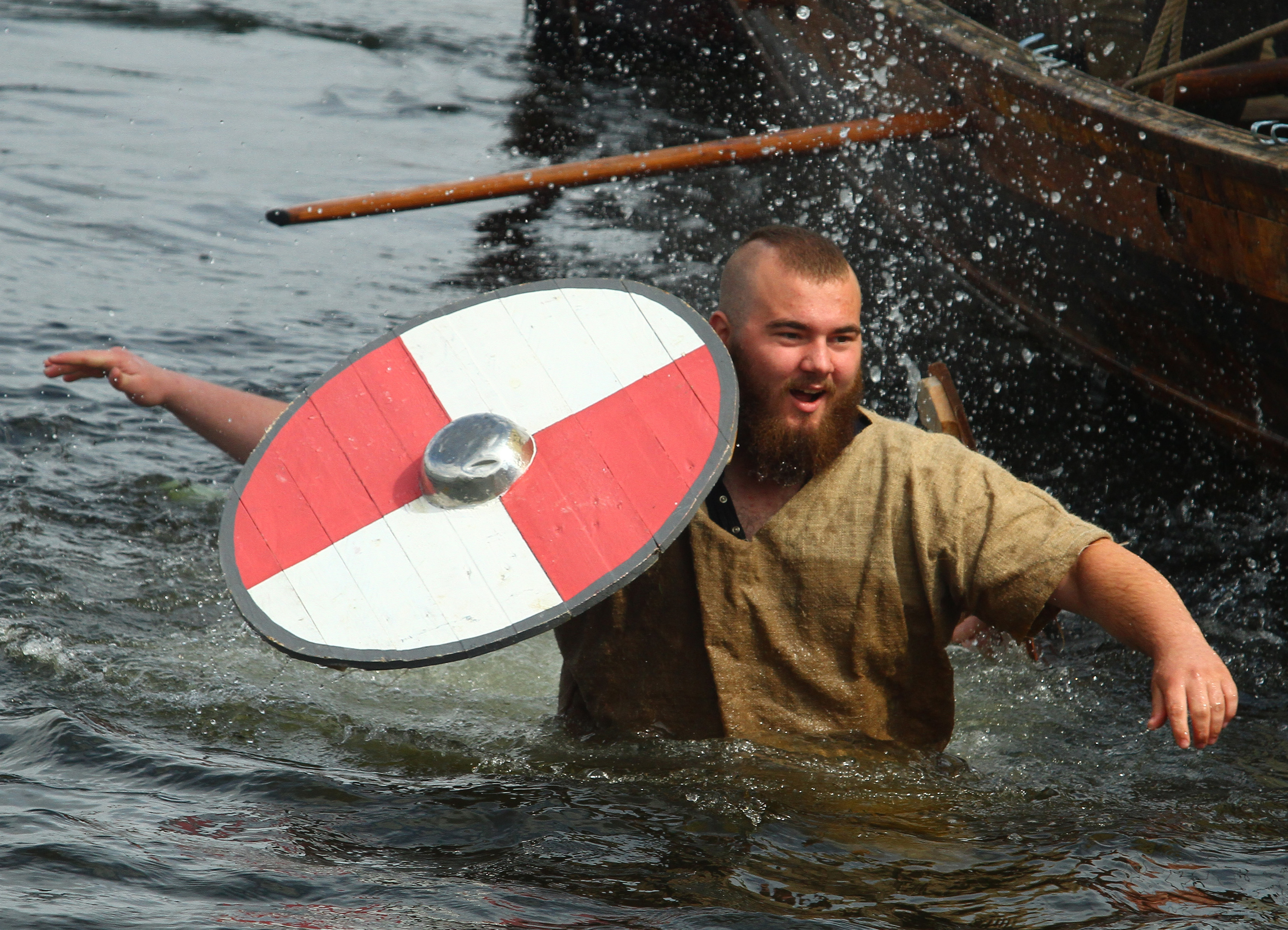 Vikings will invade Portsoy's boat festival this morning.