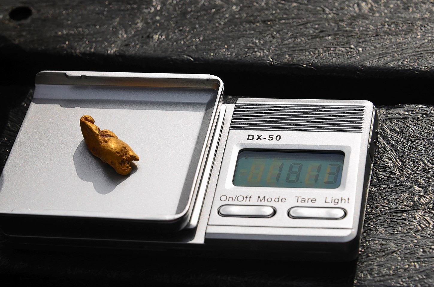 The 18.13 gsm gold nugget found in waters at Wanlockhead, Dumfries and Galloway