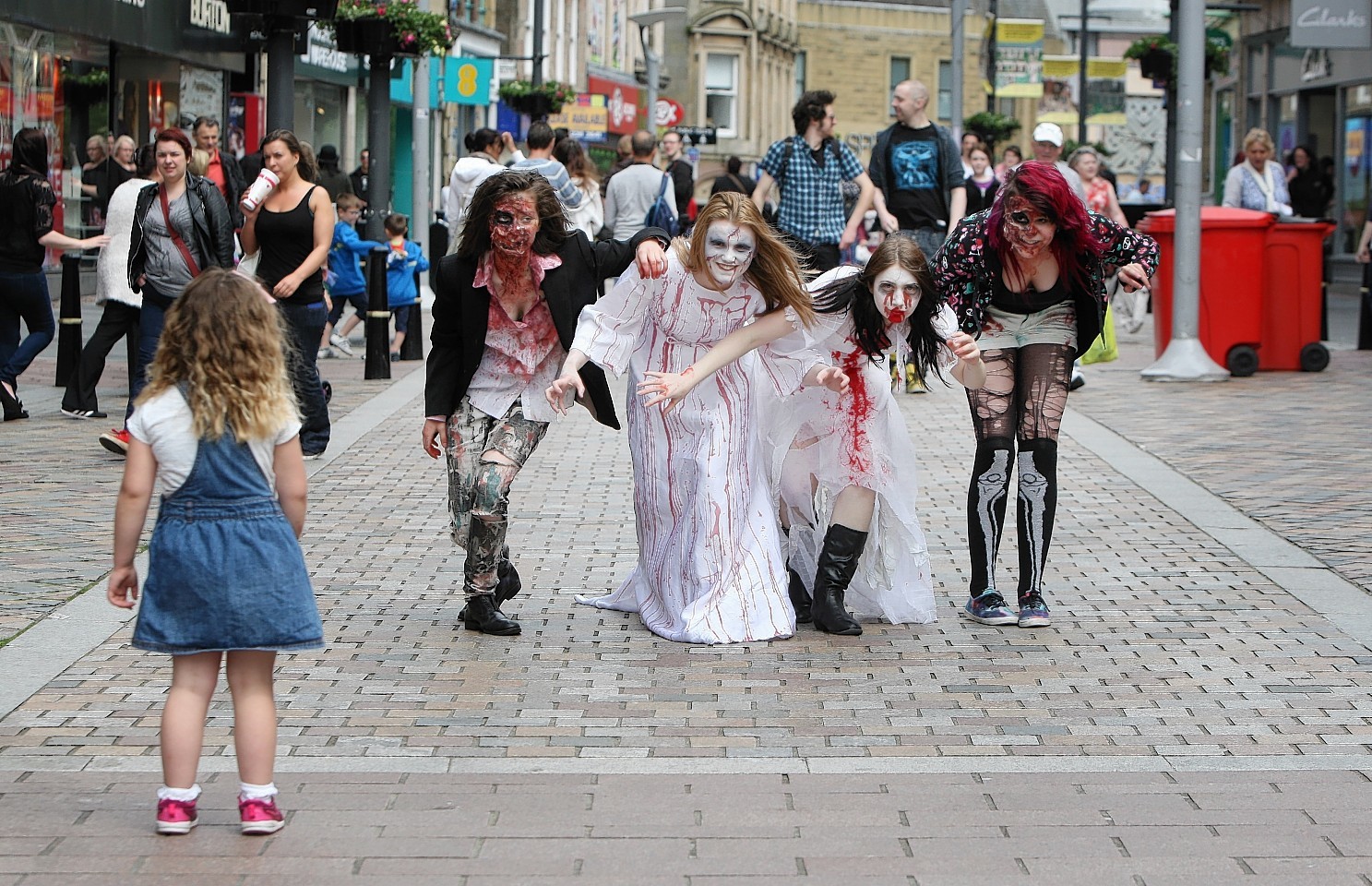 The "dead" roamed Inverness on Saturday 