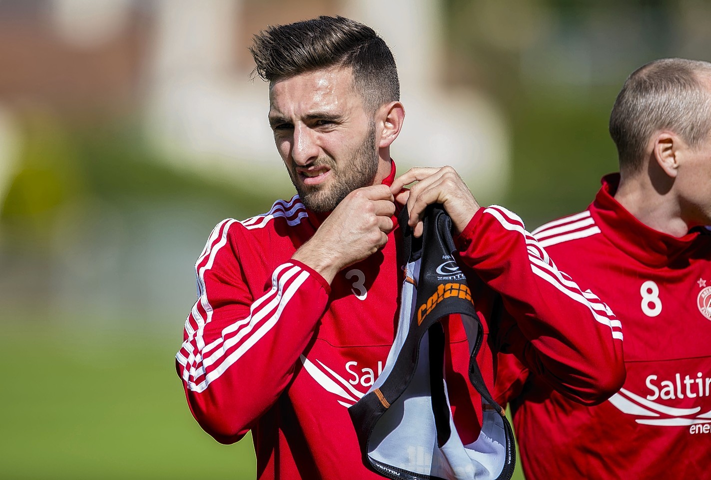 Shinnie is currently training with his new team mates in St Andrews