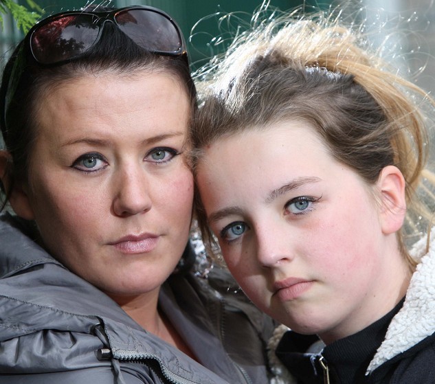 Lorna Henderson and her daughter Bethany Maclennan spent the previous day searching for their cat Wesley