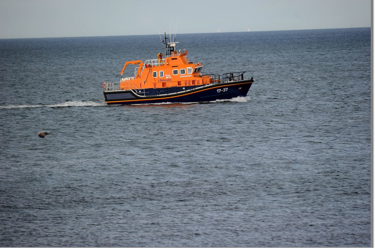 Buckie lifeboat will assist the vessel later