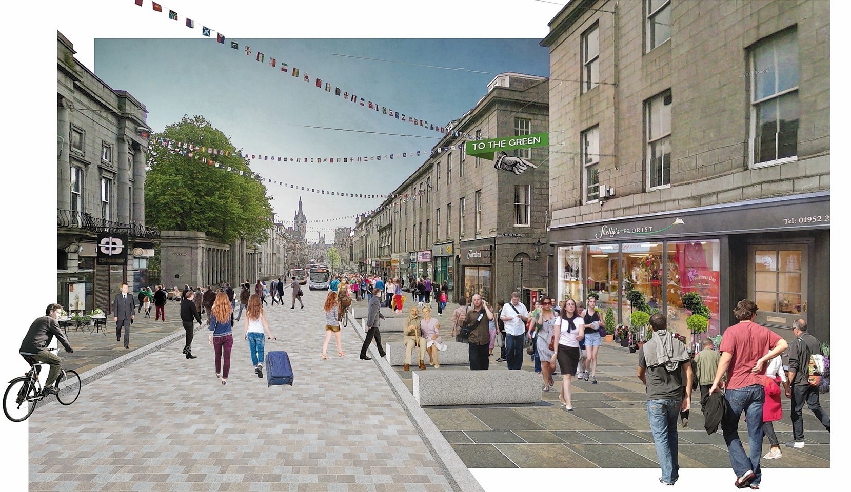 The masterplan aims to revive the city centre