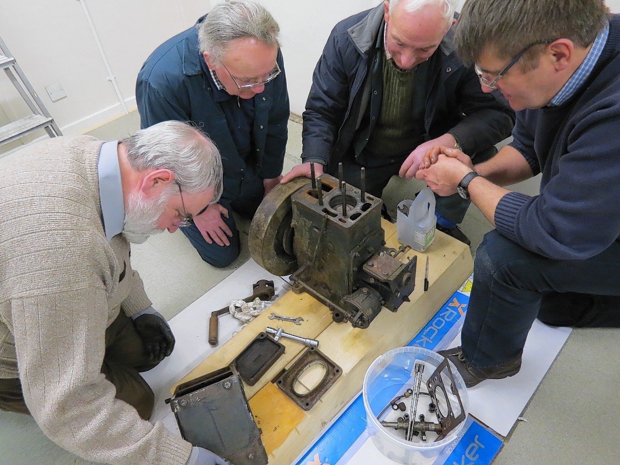 Westhill Men's Shed has opened its doors as a new warm place session