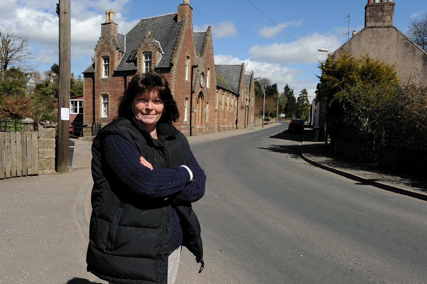 Mearns community councillor Shirley Castles in Auchenblae. Picture by Colin Rennie