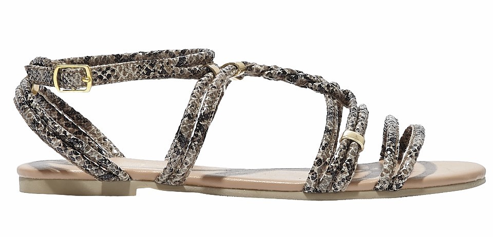 Halo Natural Lizard Sandals, £25 (www.office.co.uk)