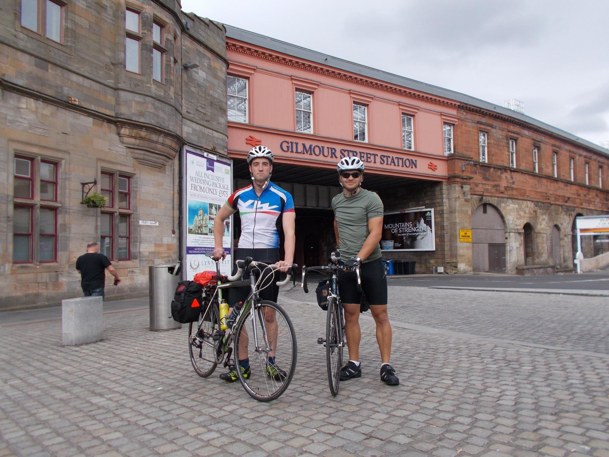 tom Robertson and John Grose began their journey in Paisley earlier this week