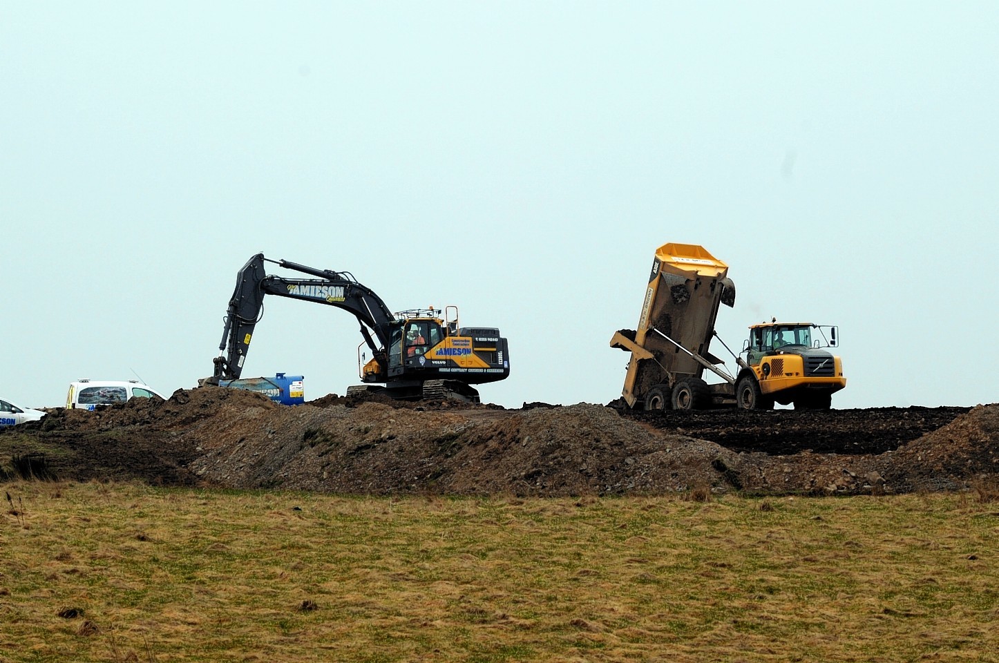 Aberdeenshire Council have launched an investigation into work at runtland, Whitecairns