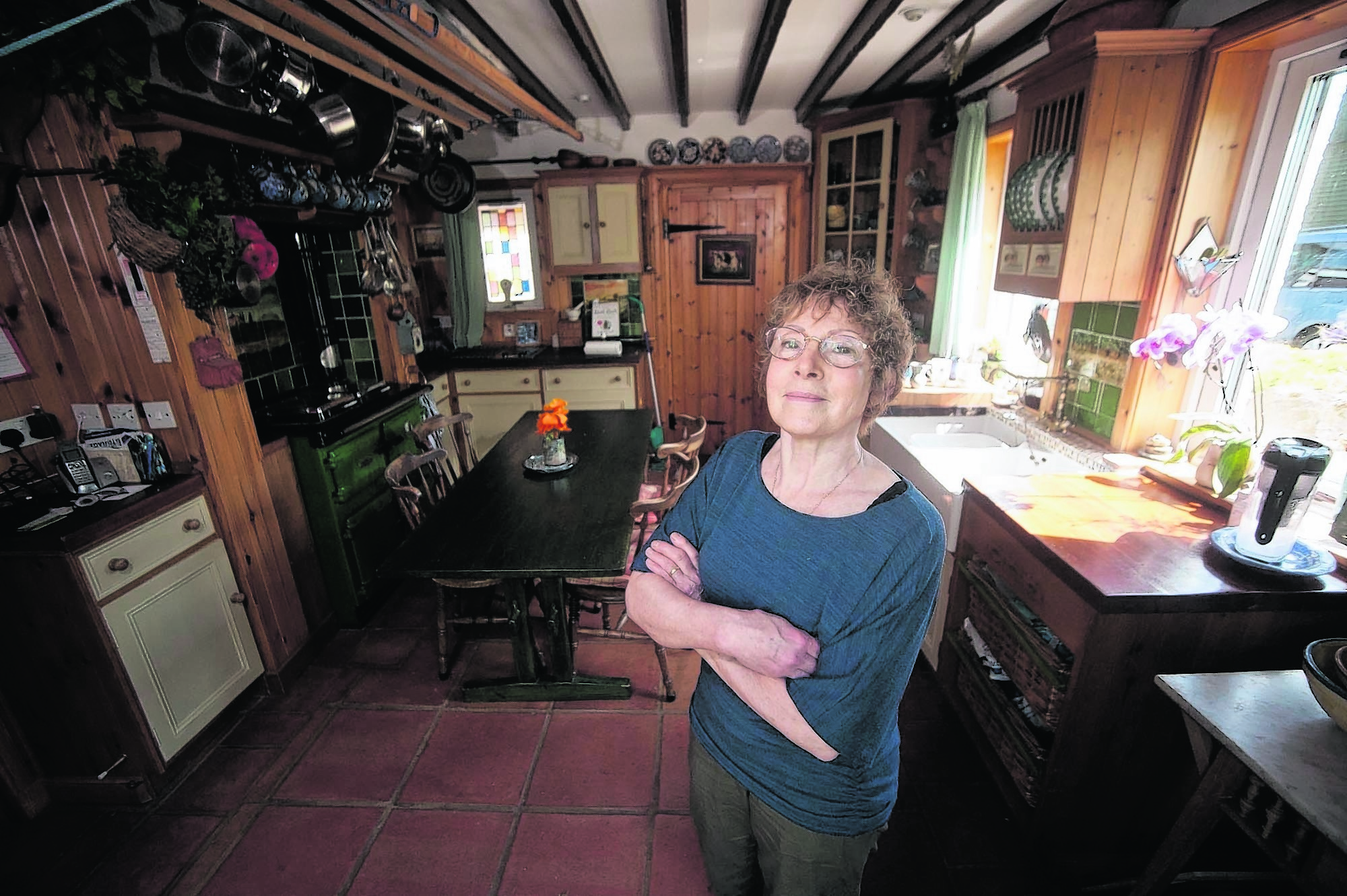  Jane Lannagan at her home, Stronavaich, Tomintoul Moray.  Photo by Michael Traill 9 South Road Rhynie Huntly AB54 4GA Contact numbers Mob07739 38 4792 Home01464 861425