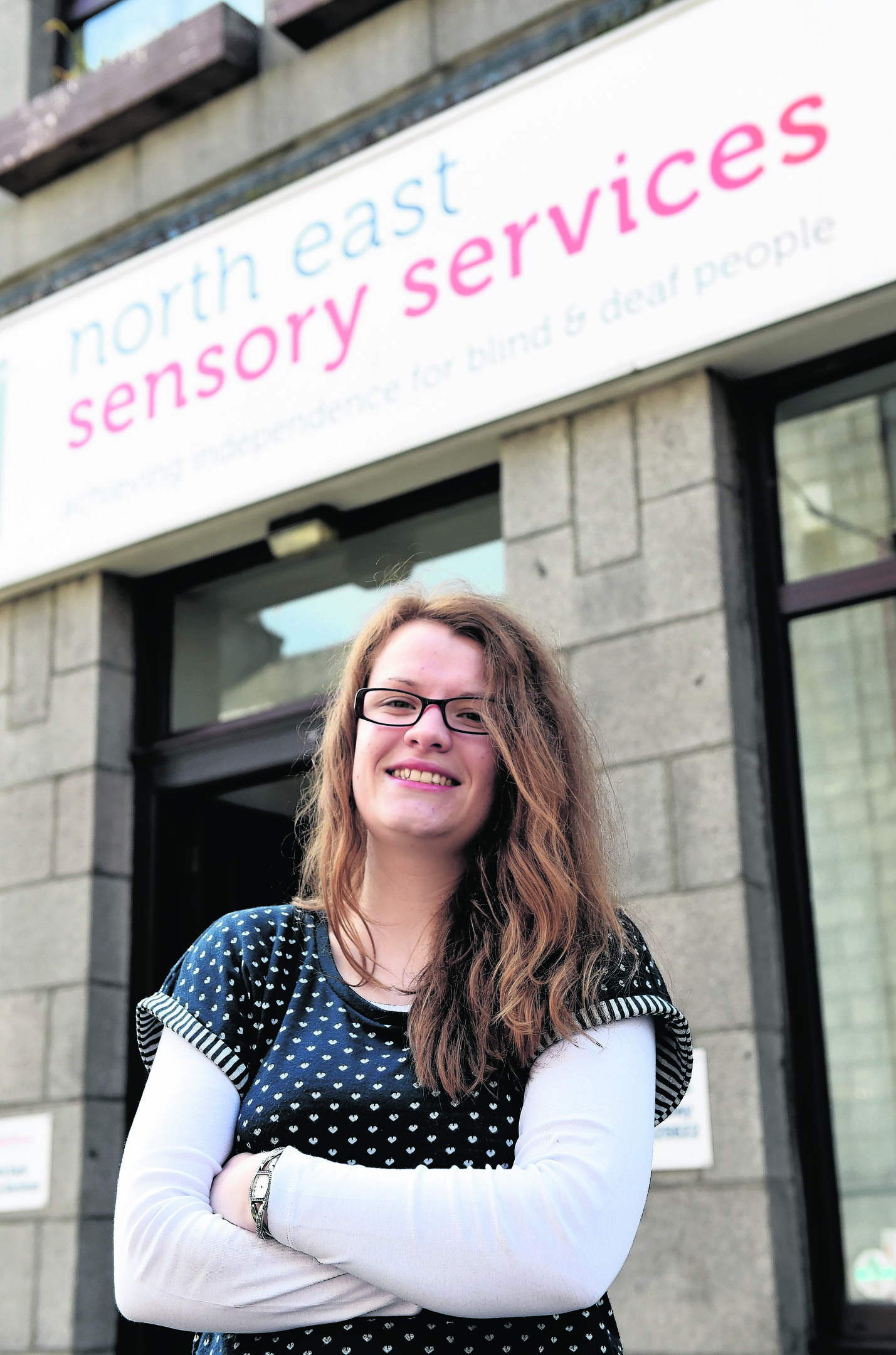 Leona Glennie, who works at North East Sensory Services.