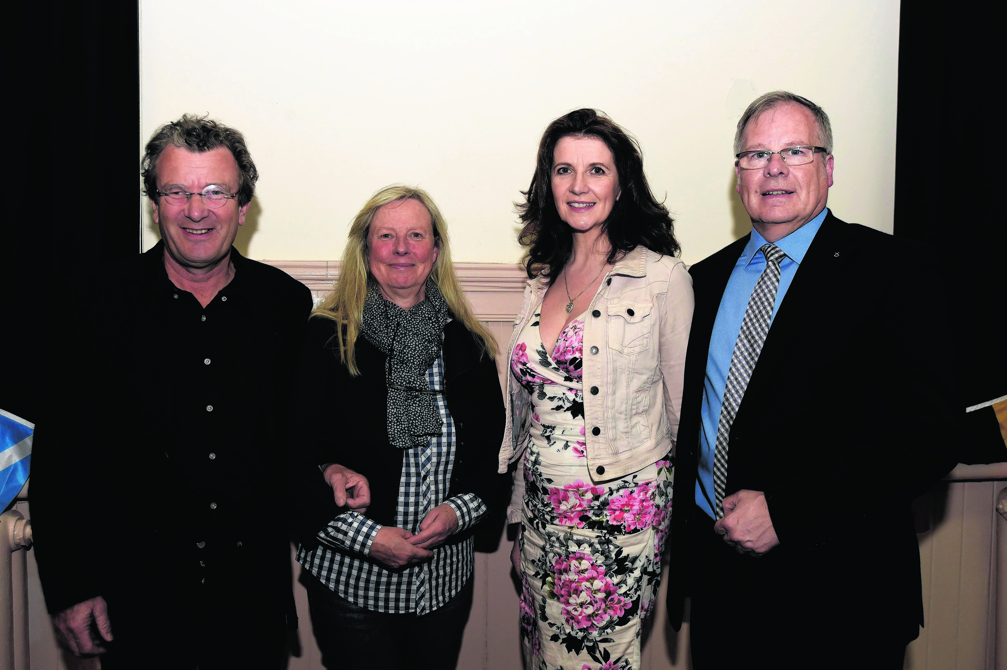 James Crombie, Kerstin Gren, Adelaine Cox and John Cox