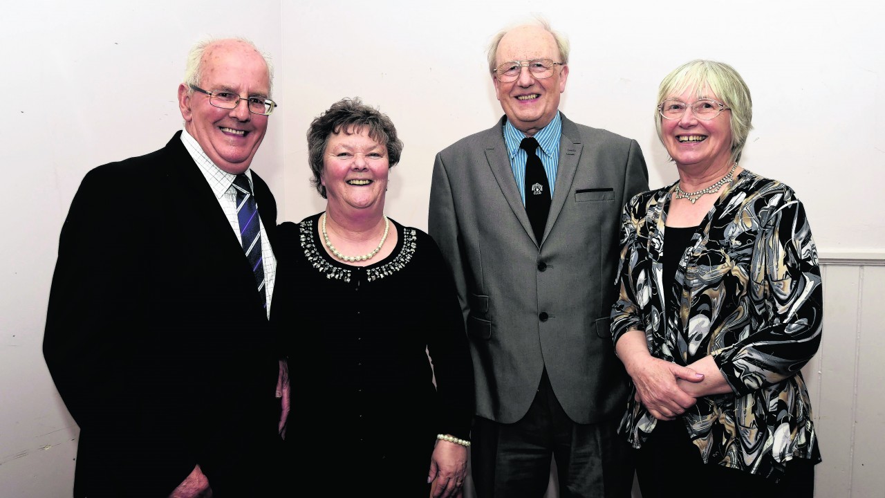 EDDIE BRADFORD, DIANE SUTHERLAND, PAUL SCRIVENER, CHRISTINE SCRIVENER