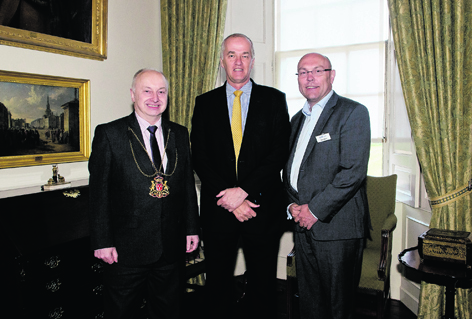 Lord Provost George Adam, Colin Parker and Ross Martin