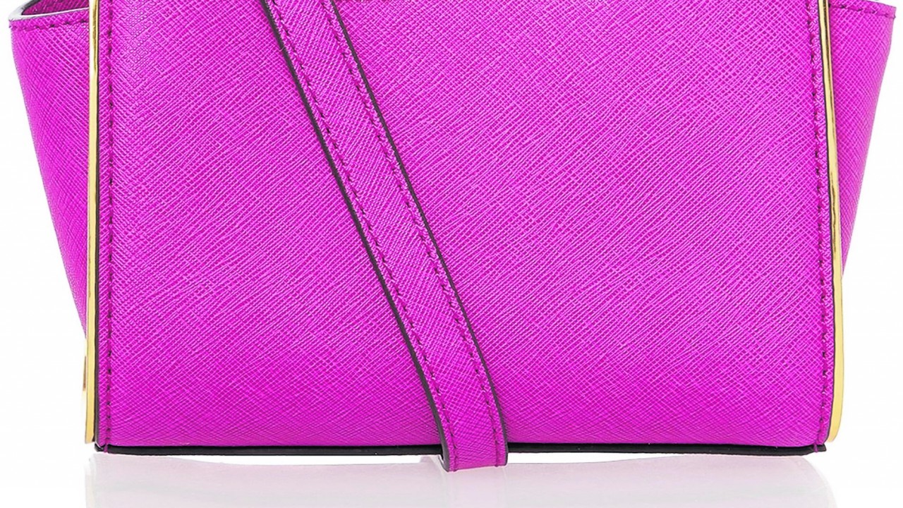 Michael Kors Selma Specchio Pink Small Cross Body Bag, £155 (www.houseoffraser.co.uk)