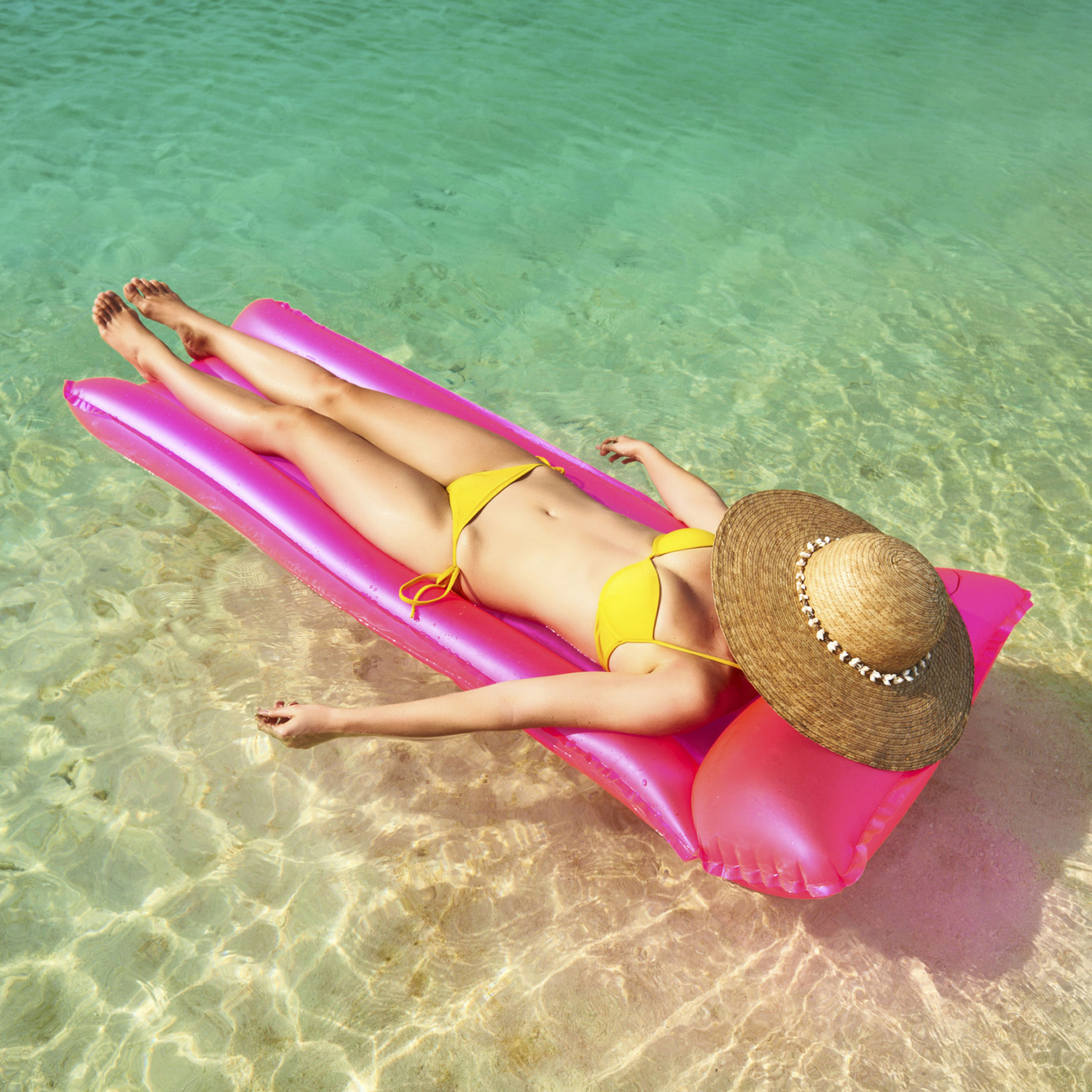 A Generic Photo of a woman relaxing in her bikini, in the sea. See PA Feature TOPICAL Weight Gain. Picture credit should read: PA Photo/thinkstockphotos. WARNING: This picture must only be used to accompany PA Feature TOPICAL Weight Gain.