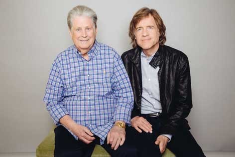 Brian Wilson with Love & Mercy director Bill Pohlad