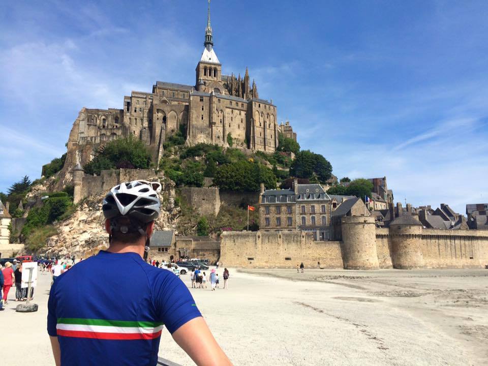 Tom Roberston at France's Mont Saint Michael